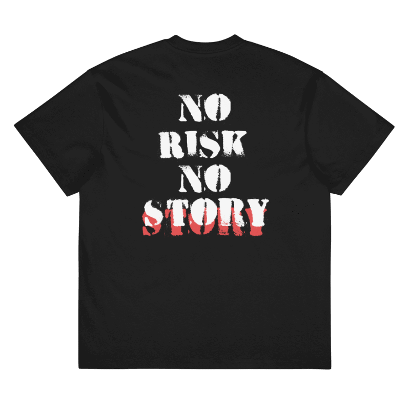 No Risk tee back